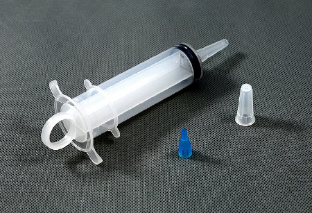 Picture of Enteral Feeding / Irrigation Syringe AMSure® 60 mL Poly Pouch Catheter Tip Without SafetyAS015