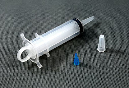 Picture of Enteral Feeding / Irrigation Syringe AMSure® 60 mL Poly Pouch Catheter Tip Without SafetyAS015