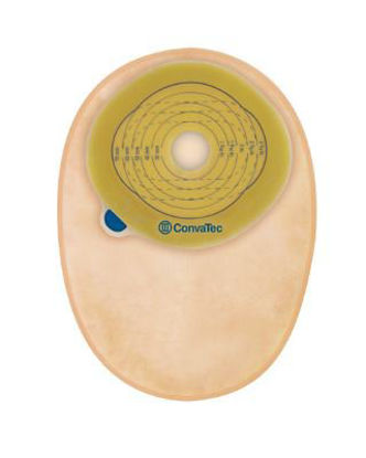 Picture of Filtered Ostomy Pouch Esteem® + One-Piece System 8 Inch Length 1-3/8 Inch Stoma Closed End Pre-Cut416710