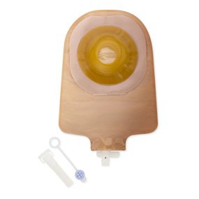 Picture of Urostomy Pouch Premier™ One-Piece System 9 Inch Length 1-1/8 Inch Stoma Drainable Convex, Pre-Cut8495