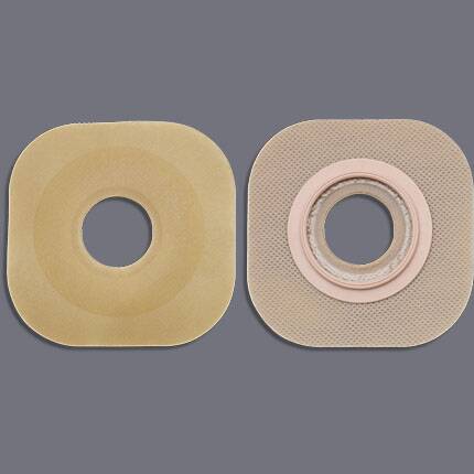 Picture of Ostomy Barrier FlexWear™ Pre-Cut, Standard Wear Without Tape 57 mm Flange Red Code System Hydrocolloid 1-1/2 Inch Opening16408