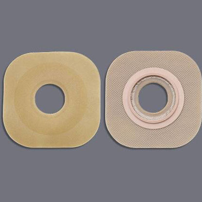 Picture of Ostomy Barrier FlexWear™ Pre-Cut, Standard Wear Without Tape 57 mm Flange Red Code System Hydrocolloid 1-1/2 Inch Opening16408