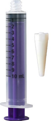 Picture of Enteral Feeding / Irrigation Syringe Vesco® 10 mL Individual Pack Enfit Tip Without SafetyVED-610TC