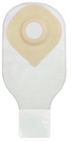 Picture of Ostomy Pouch Securi-T USA One-Piece System 12 Inch Length 1-1/4 Inch Stoma Drainable Convex, Pre-Cut7612328
