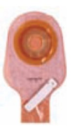 Picture of Colostomy Pouch Assura® One-Piece System 9-3/4 Inch Length 3/8 to 2-1/4 Inch Stoma Drainable Flat, Trim To Fit12620