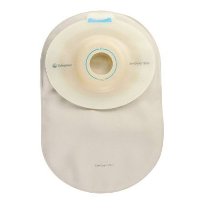 Picture of Filtered Ostomy Pouch SenSura® Mio Convex One-Piece System 8-1/4 Inch Length, Maxi 1-1/2 Inch Stoma Closed End Deep Convex, Pre-Cut16354