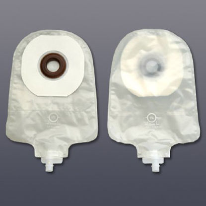 Picture of Urostomy Pouch Karaya 5 One-Piece System 12 Inch Length 2 Inch Stoma Drainable1434
