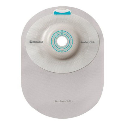 Picture of Filtered Ostomy Pouch SenSura® Mio Convex One-Piece System 8-1/4 Inch Length, Maxi 3/8 to 1-11/16 Inch Stoma Closed End Deep Convex, Trim To Fit16355
