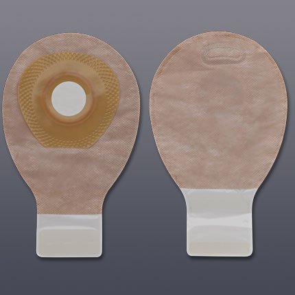 Picture of Filtered Ostomy Pouch Premier™ One-Piece System 7 Inch Length, Mini 1-3/16 Inch Stoma Drainable Flat, Pre-Cut88730