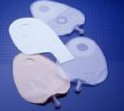 Picture of POUCH, ILEOSTOMY FEATHER LITE RT SPOUT WHT (6/PK)254100