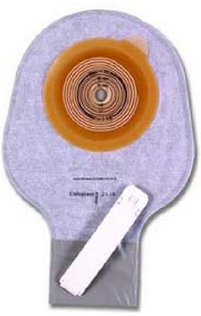 Picture of Colostomy Pouch Assura® One-Piece System 8-1/2 Inch Length 1/2 to 1-1/2 Inch Stoma Drainable Flat, Trim To Fit2115