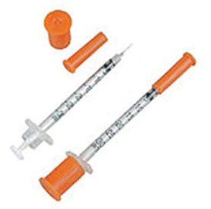Picture of Insulin Syringe with Needle Comfort Point™ Lo-Dose 0.3 mL 30 Gauge 5/16 Inch Attached Needle Without Safety26014