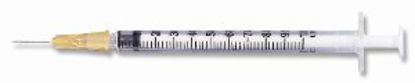 Picture of Insulin Syringe with Needle PrecisionGlide™ 1 mL 25 Gauge 5/8 Inch Detachable Needle Without Safety329651