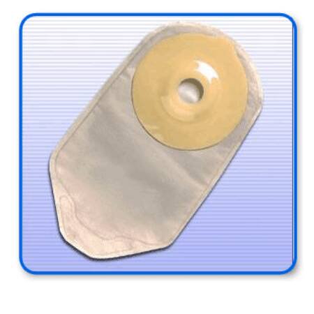 Picture of Urostomy Pouch Securi-T™ One-Piece System 10 Inch Length 1-1/8 Inch Stoma Drainable Convex, Pre-Cut7610298