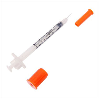 Picture of Insulin Syringe with Needle Comfort Point™ 0.5 mL 30 Gauge 5/16 Inch Attached Needle Without Safety26015