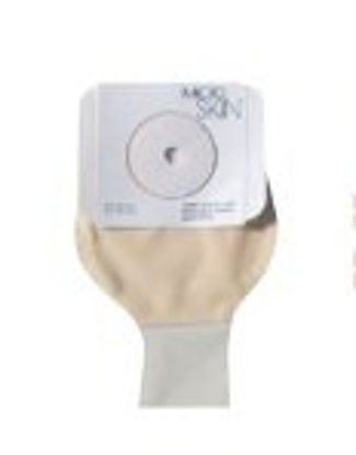Picture of Ileostomy Pouch MicroSkin® One-Piece System 9 Inch Length Up to 1-3/4 Inch Stoma Drainable Trim to Fit48300