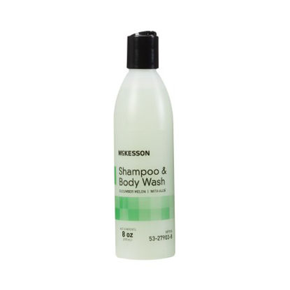 Picture of Shampoo and Body Wash McKesson 8 oz. Flip Top Bottle Cucumber Melon Scent53-27903-8