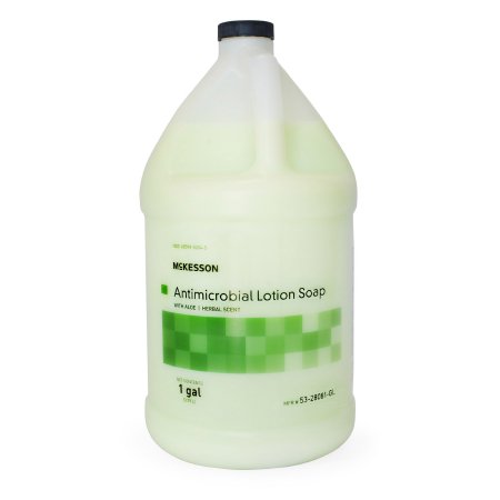 Picture of Antimicrobial Soap McKesson Lotion 1 gal. Jug Herbal Scent53-28081-GL
