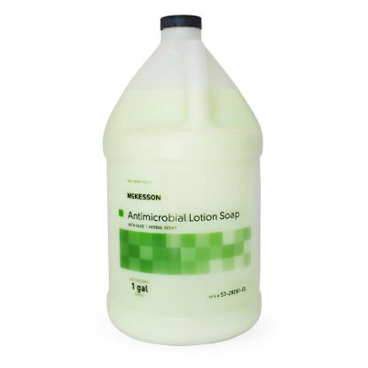 Picture of Antimicrobial Soap McKesson Lotion 1 gal. Jug Herbal Scent53-28081-GL