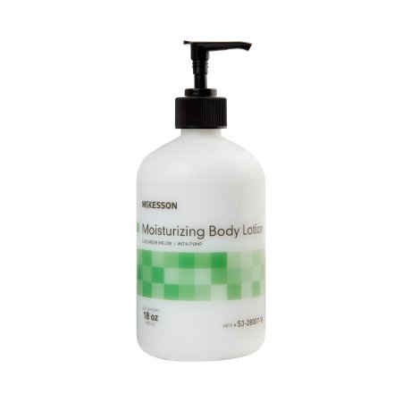 Picture of Hand and Body Moisturizer McKesson 18 oz. Pump Bottle Cucumber Melon Scent Lotion53-28007-18