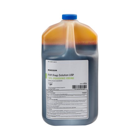 Picture of Skin Prep Solution McKesson 1 gal. Jug 10% Strength Povidone-Iodine NonSterile036