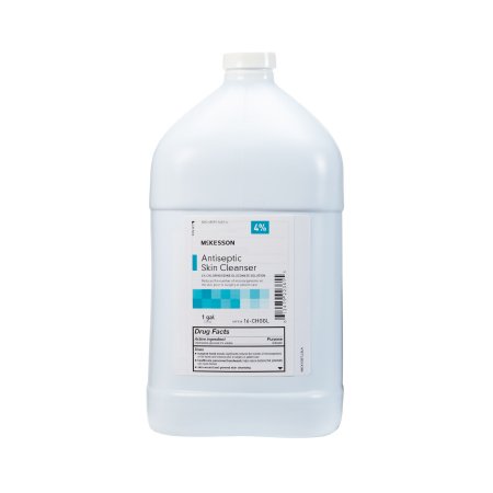 Picture of Antiseptic Skin Cleanser McKesson 1 gal. Jug 4% Strength CHG (Chlorhexidine Gluconate) / Isopropyl Alcohol NonSterile16-CHGGL