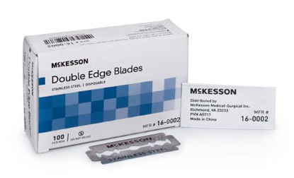 Picture of Double Edged Razor Blade McKesson Stainless Steel, Coated, Nonsterile, Disposable16-0002