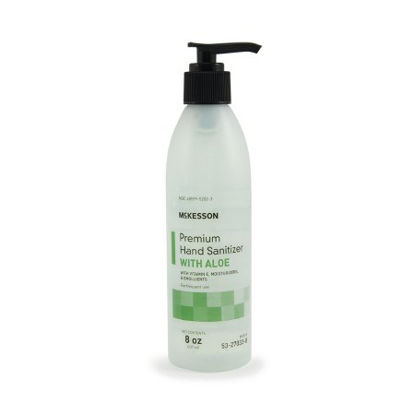 Picture of Hand Sanitizer with Aloe McKesson Premium 8 oz. Ethyl Alcohol Gel Pump Bottle53-27033-8