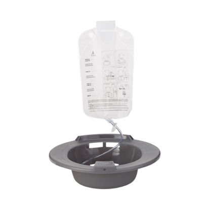 Picture of Sitz Bath McKesson Round Graphite Plastic 2000 mL Bag Graduated, 500 mL Increments up to 2000 mL56-80102