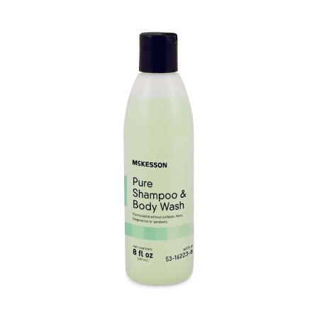 Picture of Shampoo and Body Wash McKesson Pure 8 oz. Flip Top Bottle Unscented53-16223-8