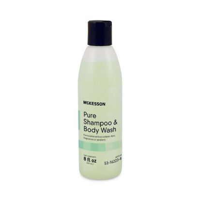 Picture of Shampoo and Body Wash McKesson Pure 8 oz. Flip Top Bottle Unscented53-16223-8