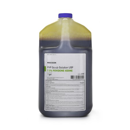 Picture of Surgical Scrub Solution McKesson 1 gal. Jug 7.5% Strength Povidone-Iodine NonSterile038