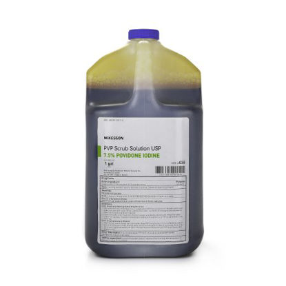 Picture of Surgical Scrub Solution McKesson 1 gal. Jug 7.5% Strength Povidone-Iodine NonSterile038