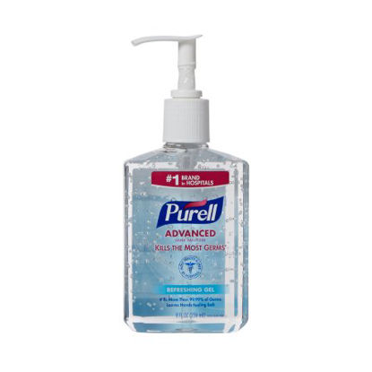 Picture of Hand Sanitizer Purell® Advanced 8 oz. Ethyl Alcohol Gel Pump Bottle9652-12