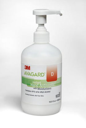 Picture of Hand Sanitizer 3M™ Avagard™ D 16 oz. Ethyl Alcohol Gel Pump Bottle9222
