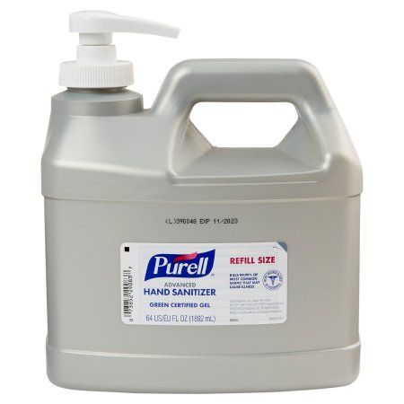 Picture of Hand Sanitizer Purell® Advanced Green Certified 64 oz. Ethyl Alcohol Gel Dispenser Refill Bottle9684-04