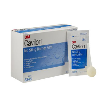 Picture of Skin Barrier Applicator 3M™ Cavilon™ No Sting 26 to 62% Strength Hexamethyldisiloxane / Isooctane / Acrylate Terpolymer / Polyphenylmethylsiloxane Individual Packet Sterile3345