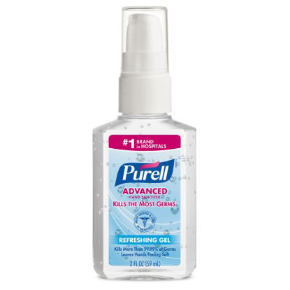 Picture of Hand Sanitizer Purell® Advanced 2 oz. Ethyl Alcohol Gel Pump Bottle9606-24