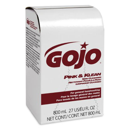 Picture of Soap GOJO® Pink & Klean Lotion 800 mL Dispenser Refill Bag Floral Scent9128-12