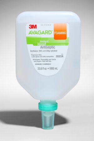 Picture of Hand Sanitizer 3M™ Avagard™ 1,000 mL Ethyl Alcohol Foaming Pump Bottle9322A