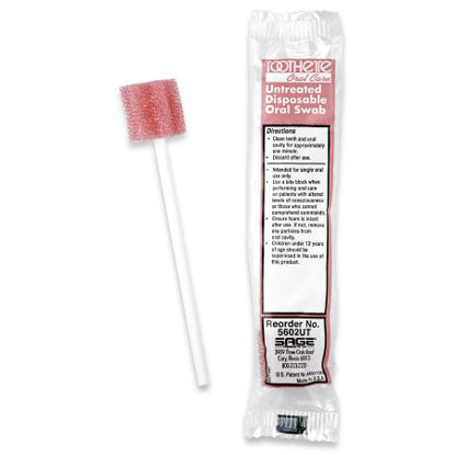 Picture of Oral Swabstick Toothette® Foam Tip Untreated5602UT