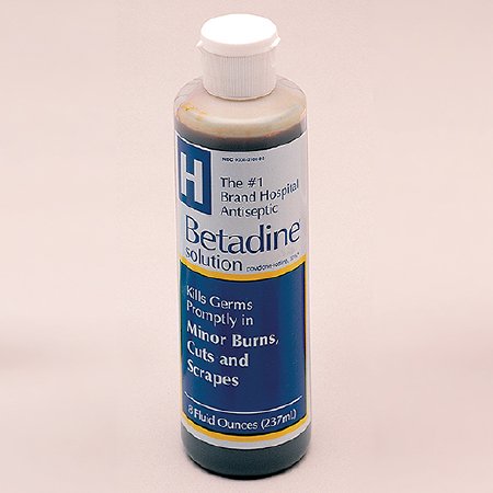Picture of Skin Prep Solution Betadine® 4 oz. Bottle 10% Strength Povidone-Iodine NonSterile67618015004