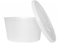 Picture of Dawn Mist® Denture Cup 8 oz. Clear Snap-On Lid ReusableDCPC