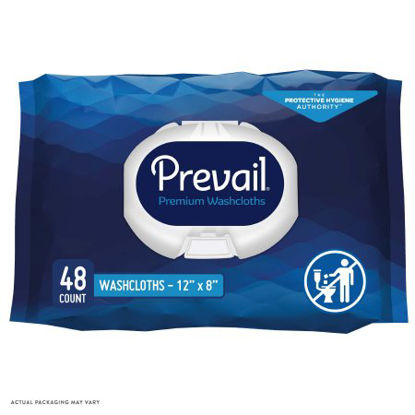 Picture of Personal Wipe Prevail® Soft Pack Aloe / Vitamin E / Chamomile Scented 48 CountWW-710