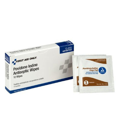 Picture of PVP Prep Pad 10% Strength Povidone-Iodine Individual Packet Medium NonSterile12-015-003