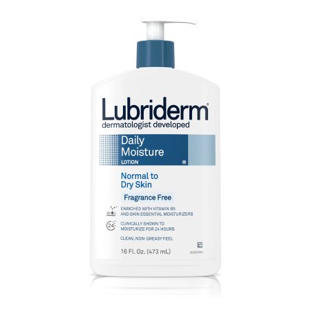 Picture of Hand and Body Moisturizer Lubriderm® 16 oz. Pump Bottle Unscented Lotion CHG Compatible00052800483231