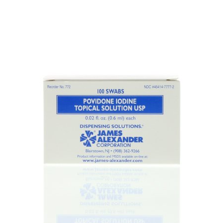 Picture of Impregnated Ampule with Swab 10% Strength Povidone-Iodine Ampule NonSterile772