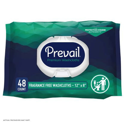 Picture of Personal Wipe Prevail® Soft Pack Aloe / Vitamin E / Chamomile Unscented 48 CountWW-810