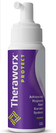 Picture of Rinse-Free Cleanser Theraworx® Protect Advanced Hygiene and Barrier System Foaming 7.1 oz. Pump Bottle Lavender ScentHXC-08Z