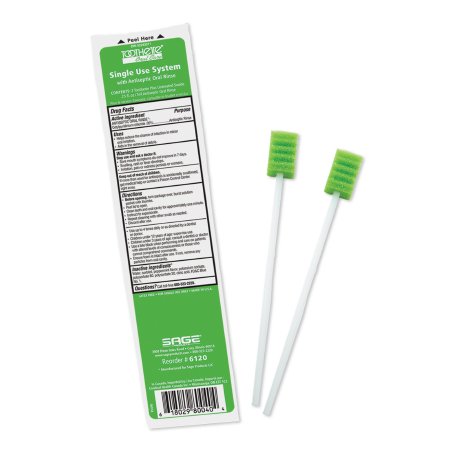 Picture of Oral Swabstick Toothette® Plus Foam Tip Cetylpyridinium Chloride .05%6120